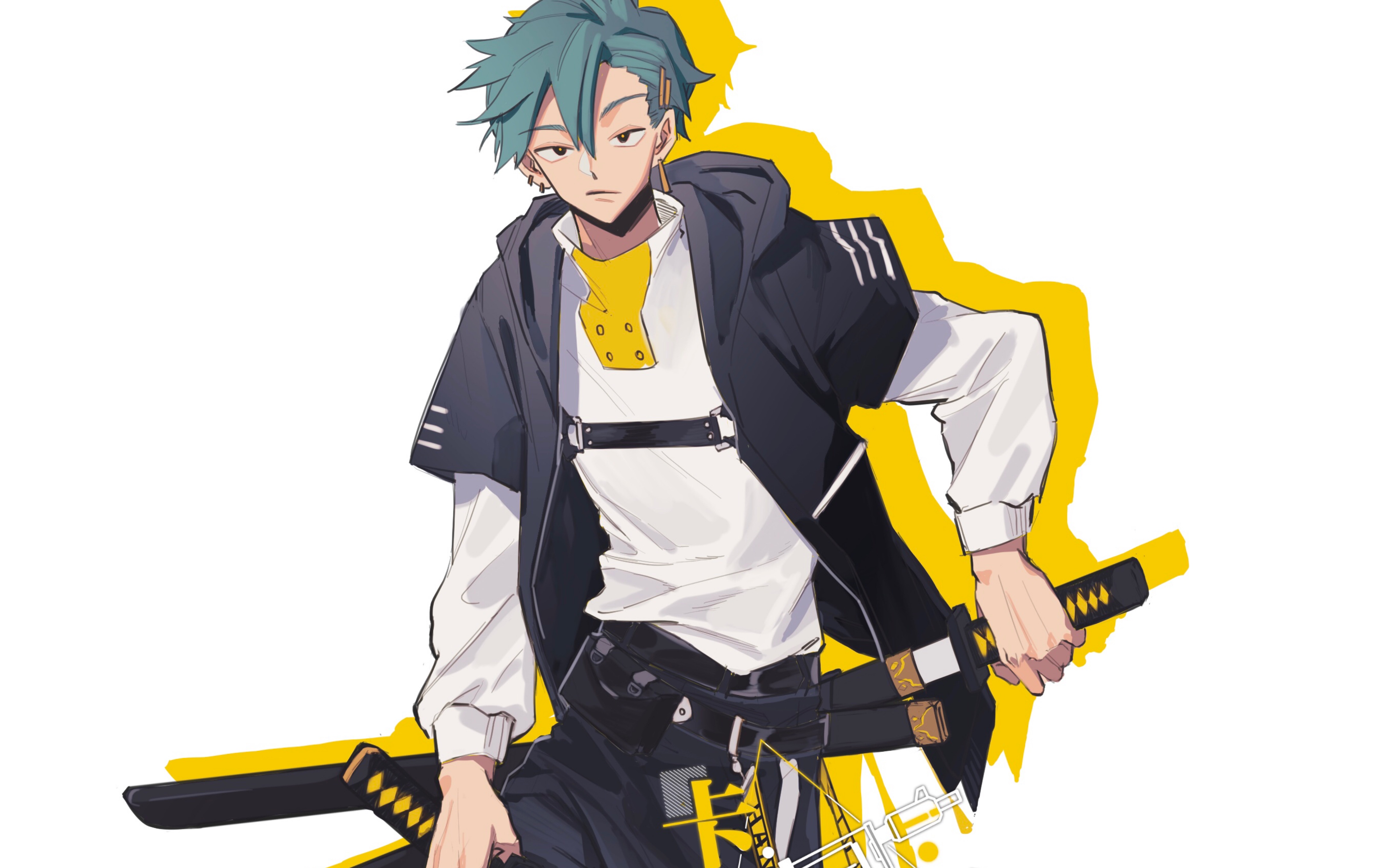 【procreate】带刀街头混混……这样的测试题