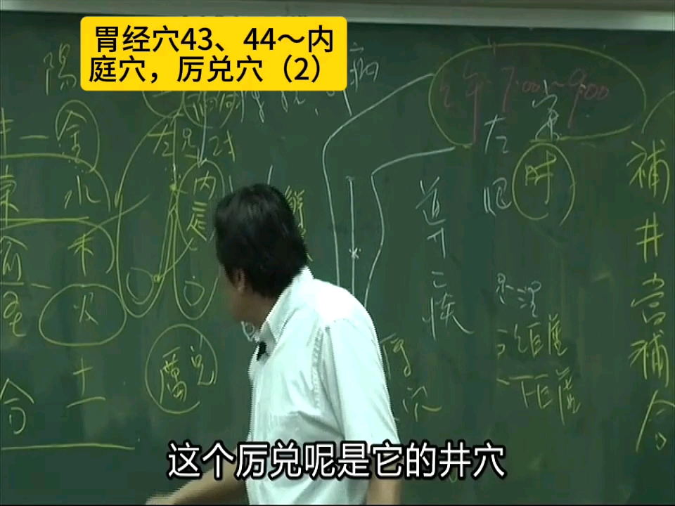 胃经穴43、44~内庭穴,厉兑穴(2),心下满,心脏血管堵塞可下厉兑穴,胃经实证补井是下针内庭穴.妇人退奶,可下内庭穴,陷谷穴,上巨虚穴.哔哩...