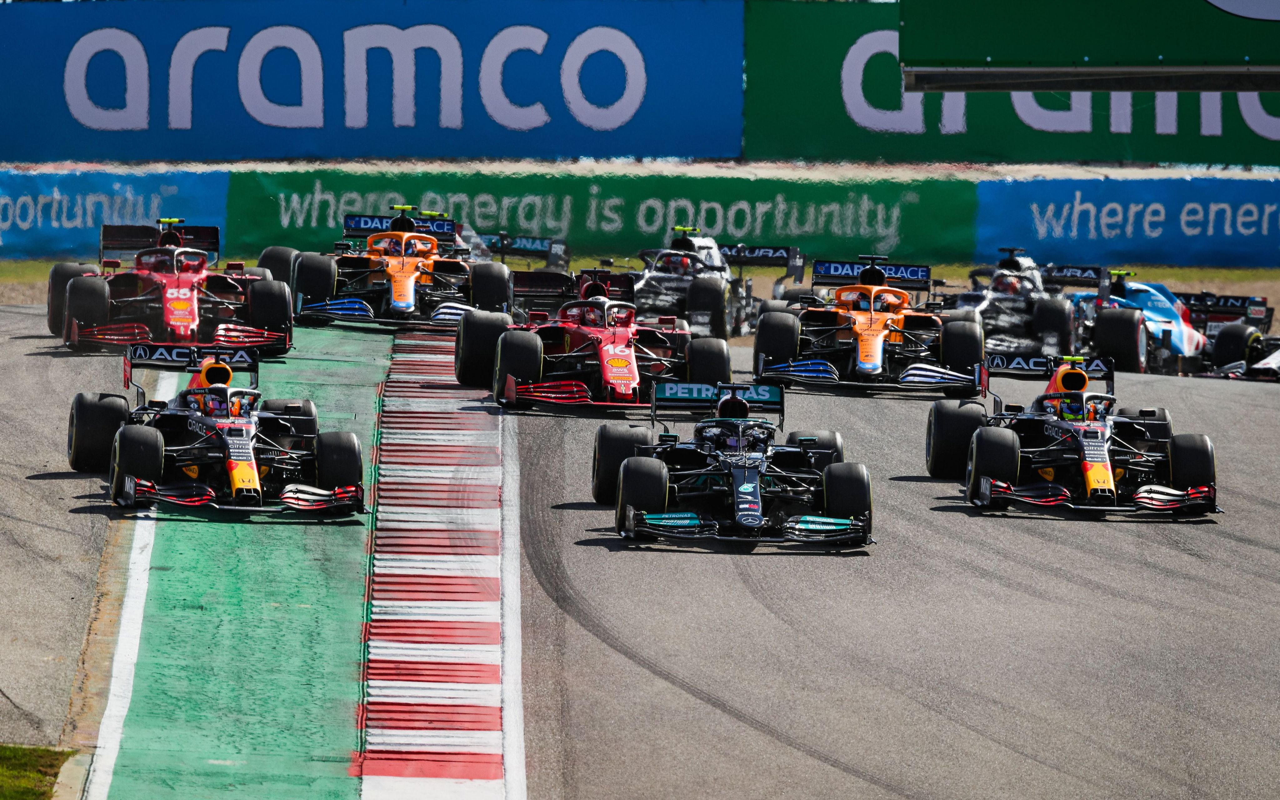 f1美国大奖赛正赛精彩集锦