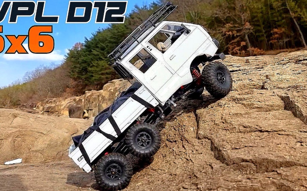 【奇葩改装】国产顽皮龙 d12 6x6遥控越野车 遥控模型 遥控车_哔哩