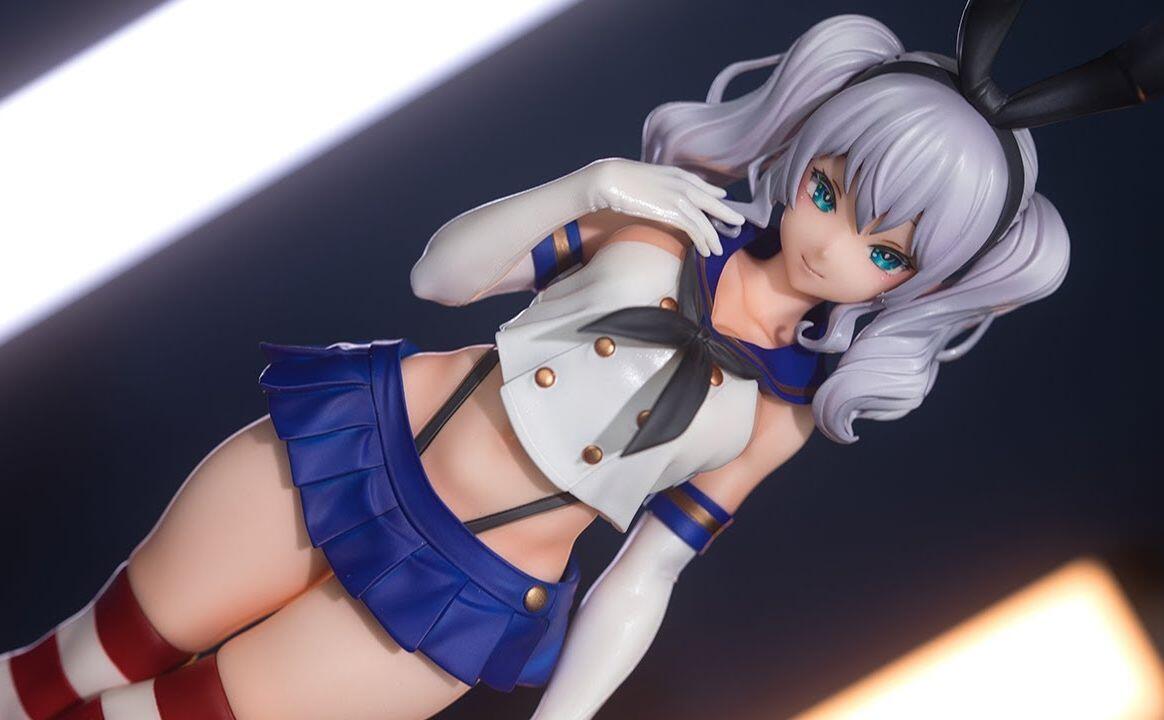 转载/间隙三行】鹿島風のガレージキットフィギュアを塗装組み立てしま