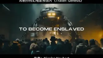 首部全由AI操刀完成的科幻电影：《Trailer: Genesis》