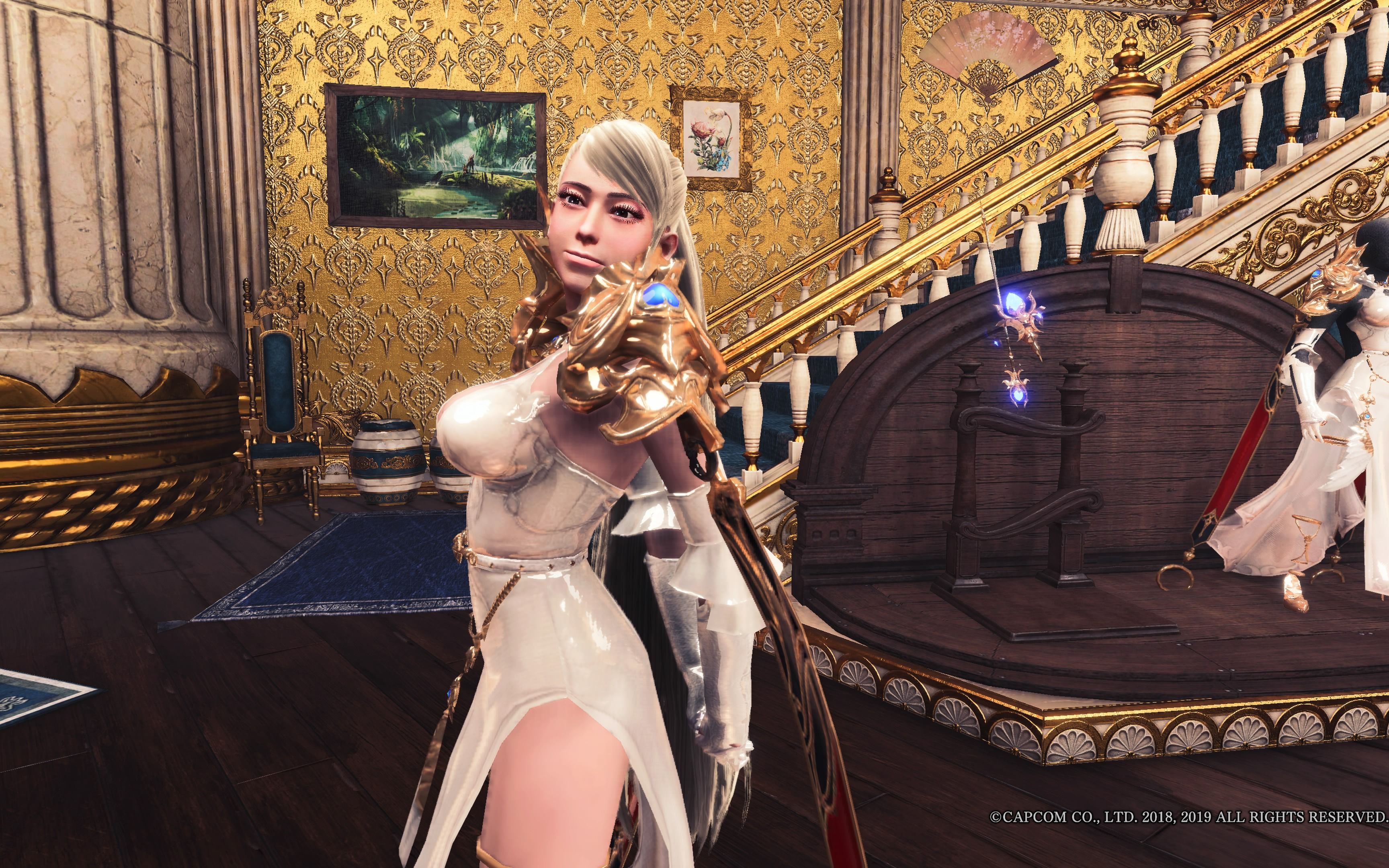 这裙子质量真好pc怪物猎人世界ps4魔法师套装