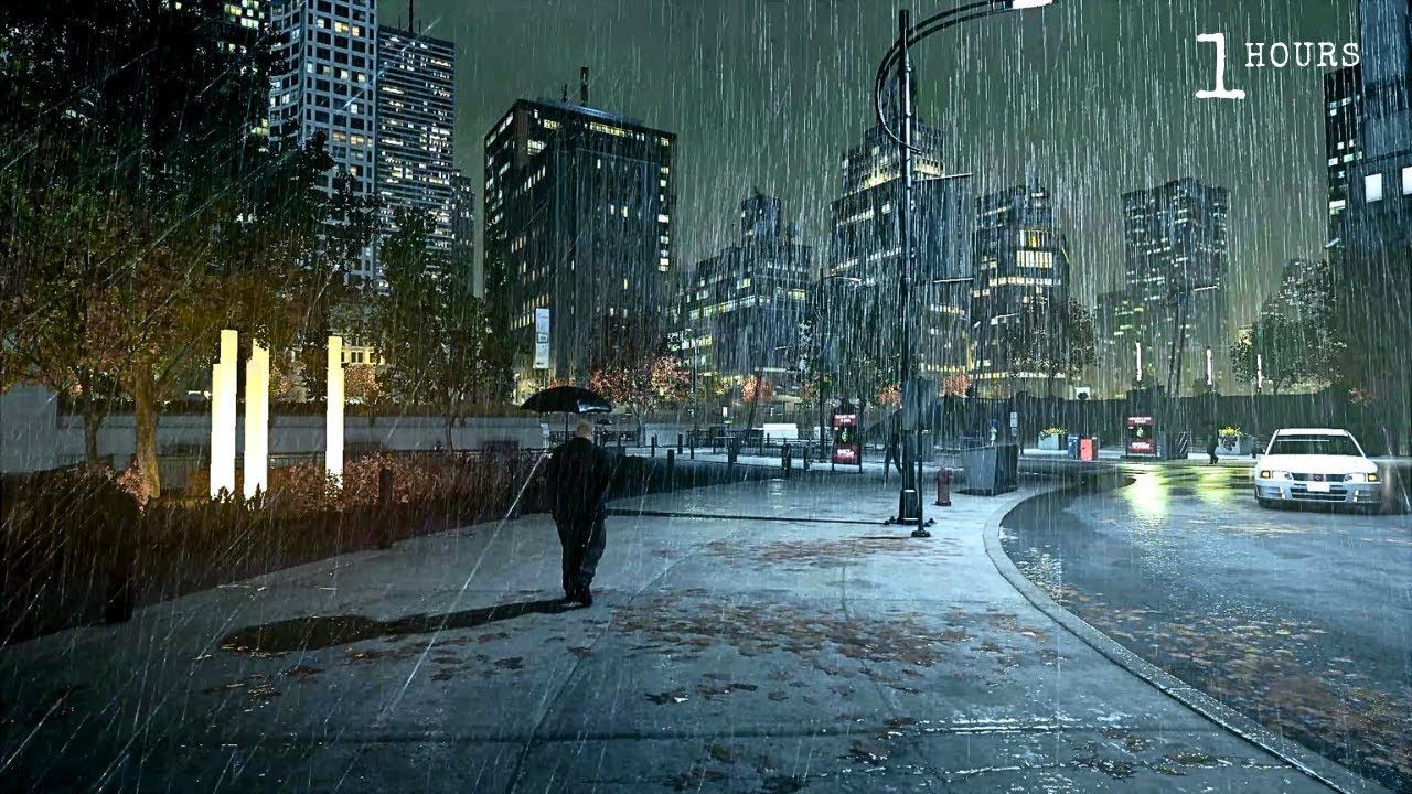 漫步在暴雨天的城市街角04(虚幻世界的放松时刻)