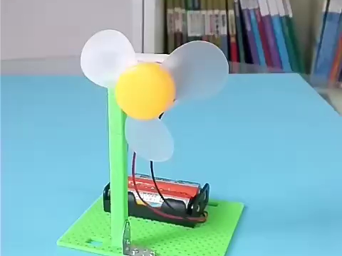 科学手工小制作新电风扇夏日科普兴趣实验中小学生益智组装材料包#软