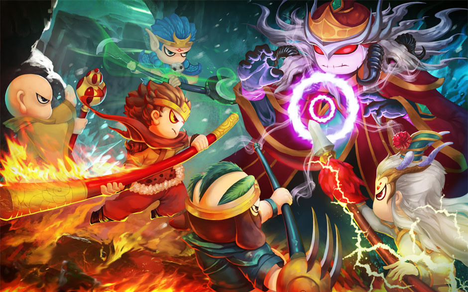 活动作品造梦西游5幻变白装过战神刑天