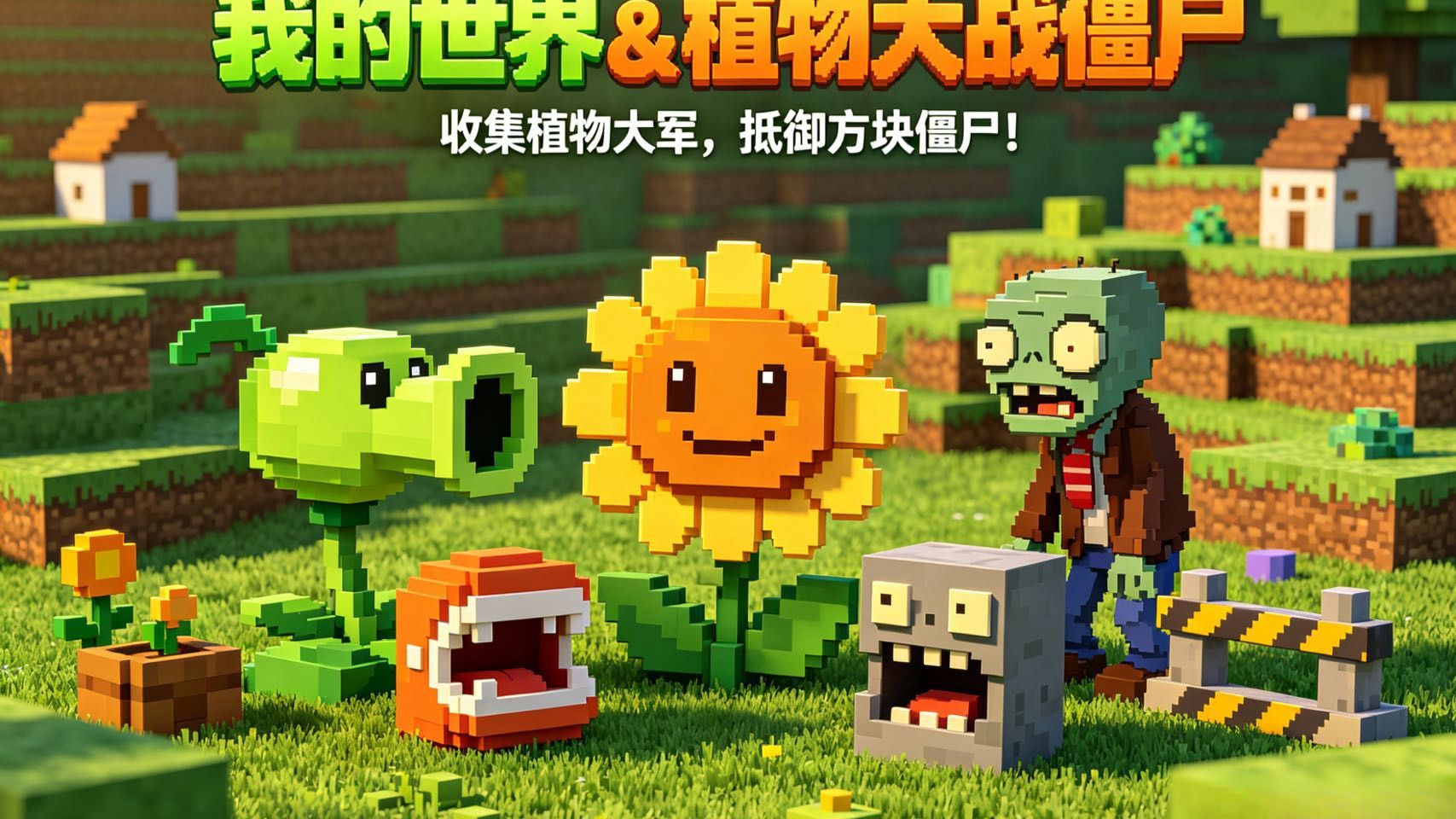 在我的世界里玩植物大战僵尸？