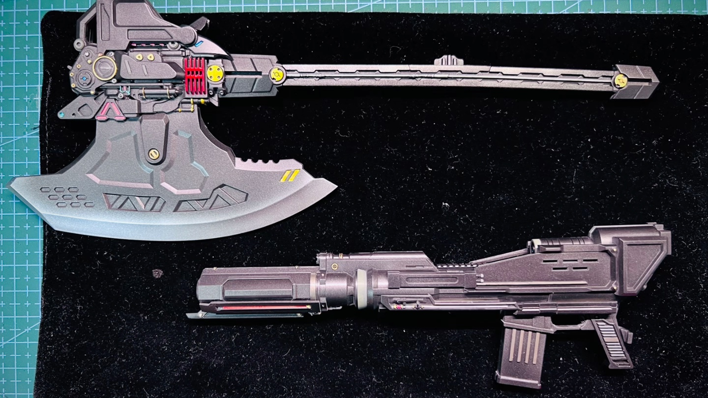 圣斯基 擎天柱 武器 (手涂 喷涂)_哔哩哔哩_bilibili