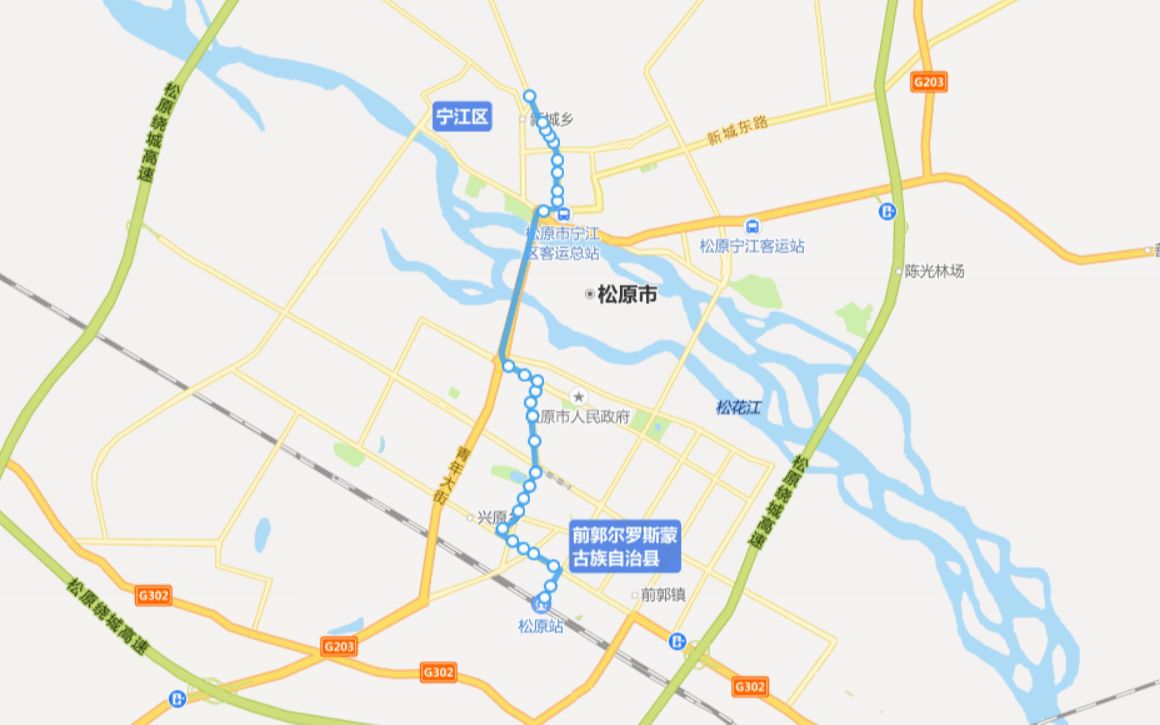 【风雨三十载,路途浩漫漫】 松原公交1路pov (火车站东——公交调度