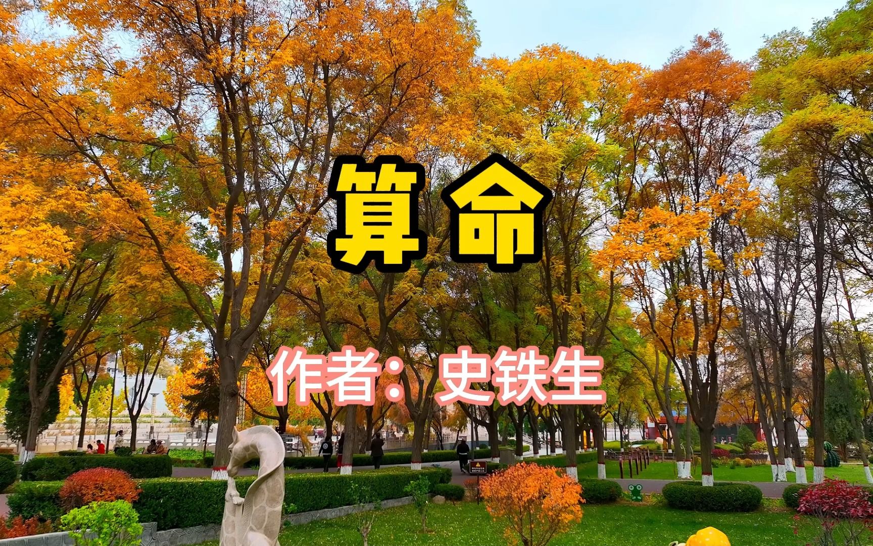 经典散文,《算命》,作者史铁生哔哩哔哩bilibili