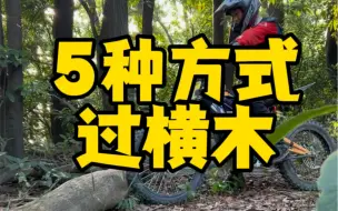 Download Video: 5种方式过横木，越野摩托车，电动越野车方法相同。轻蜂X演示