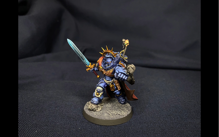 (涂装展示)战锤40k 极限战士 星际战士 u团 重甲连长