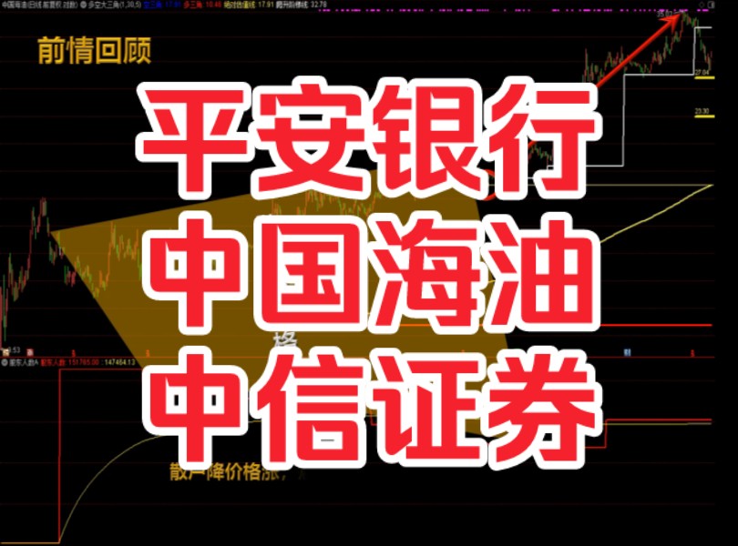 平安银行、中国海油、中信证券哔哩哔哩bilibili