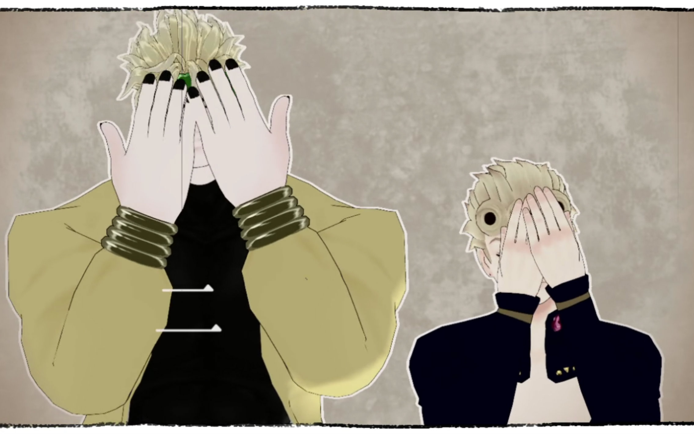 【mmd】無駄親子 gogo幽灵船【jojo】