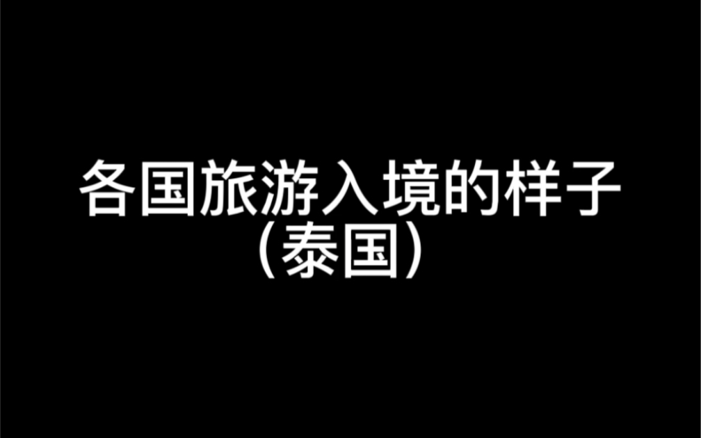 走,去泰国玩儿~哔哩哔哩bilibili