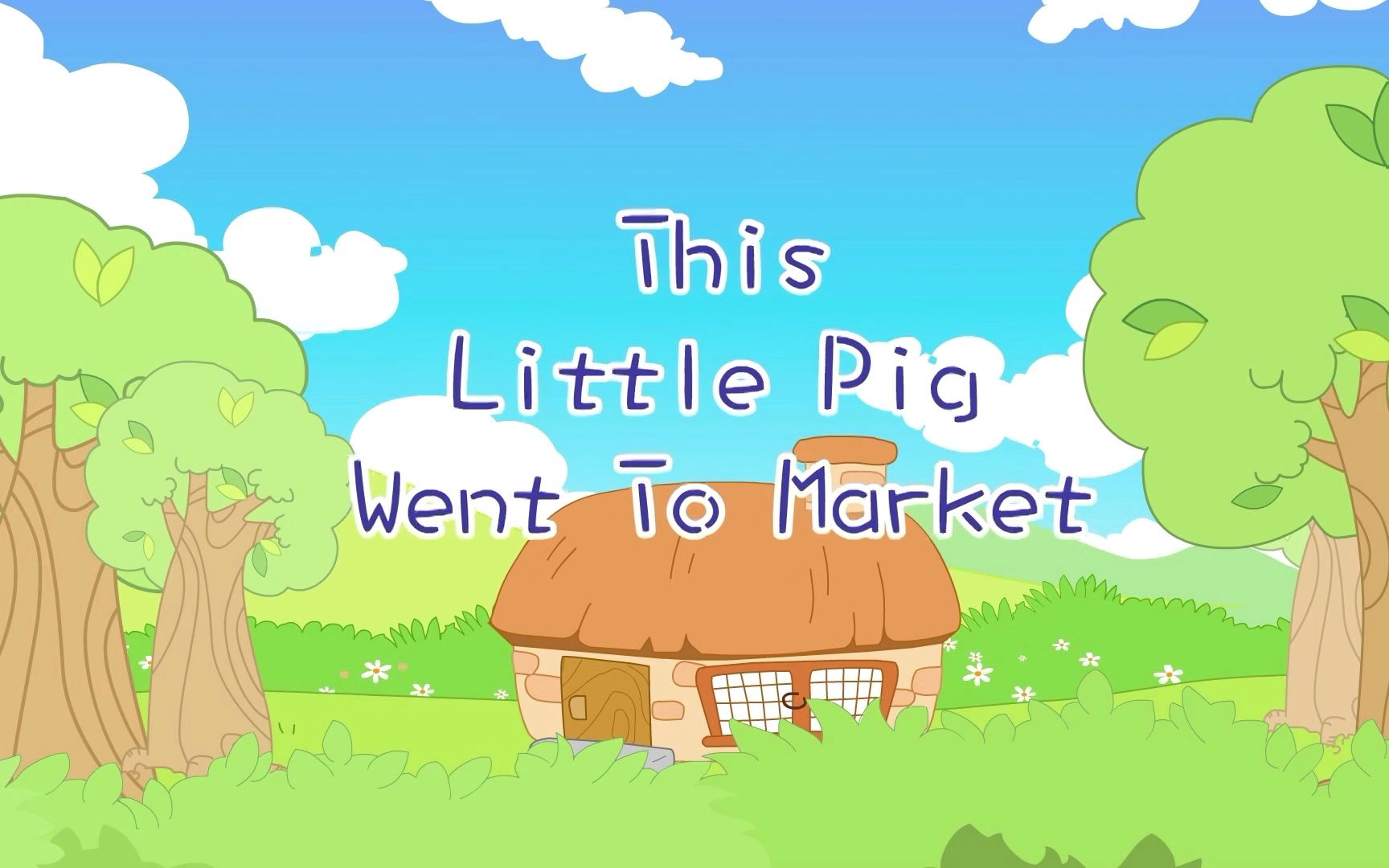 [图]英语儿歌This little pig went to market