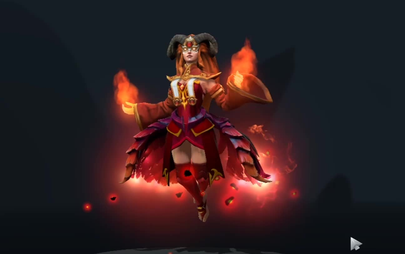 dota2壁纸火女图片