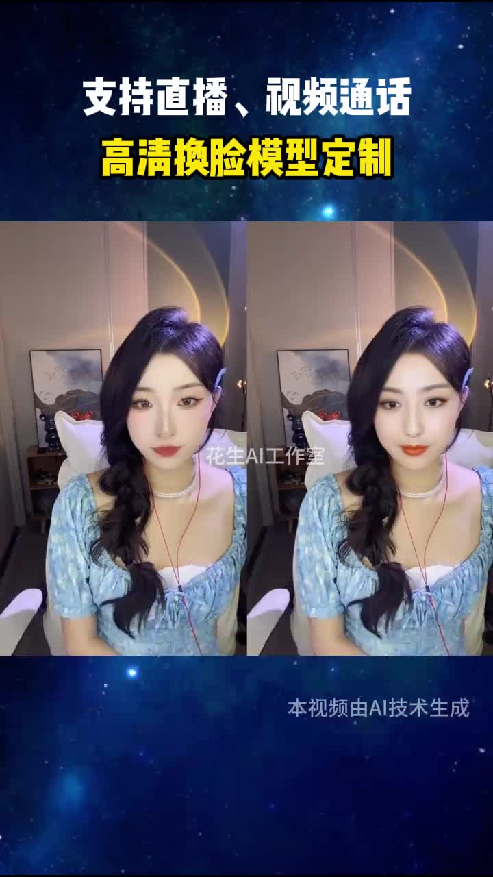 实时换脸之丫丫,支持直播换脸视频通话换脸