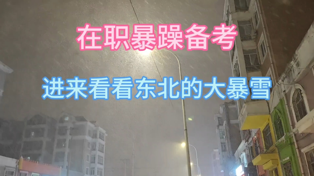 [图]在职暴躁备考·东北下大雪了，进来看雪