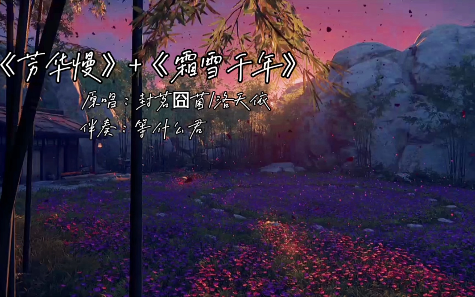 芳华慢霜雪千年