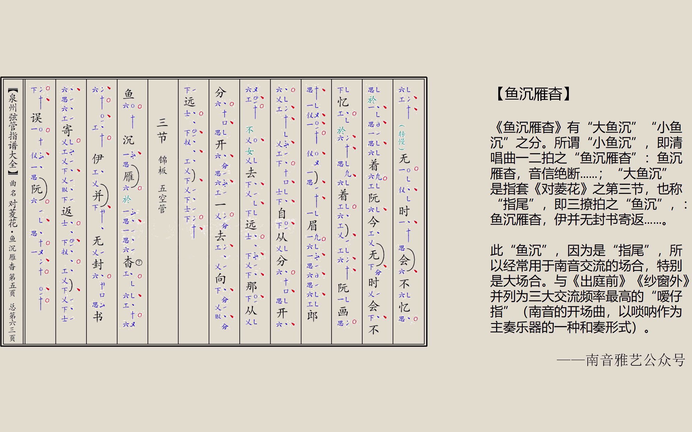 [图]【南音雅艺】鱼沉雁杳|伊并无封书寄返