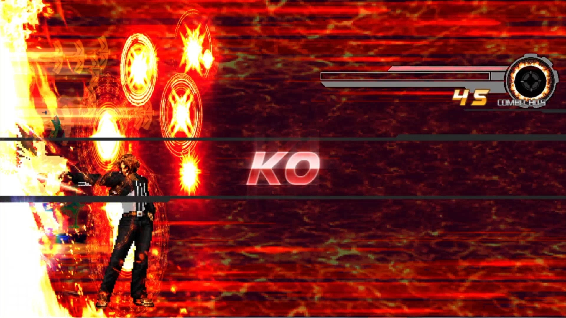 【mugen 1.1】 机车草薙京 vs 魂印归来草薙京