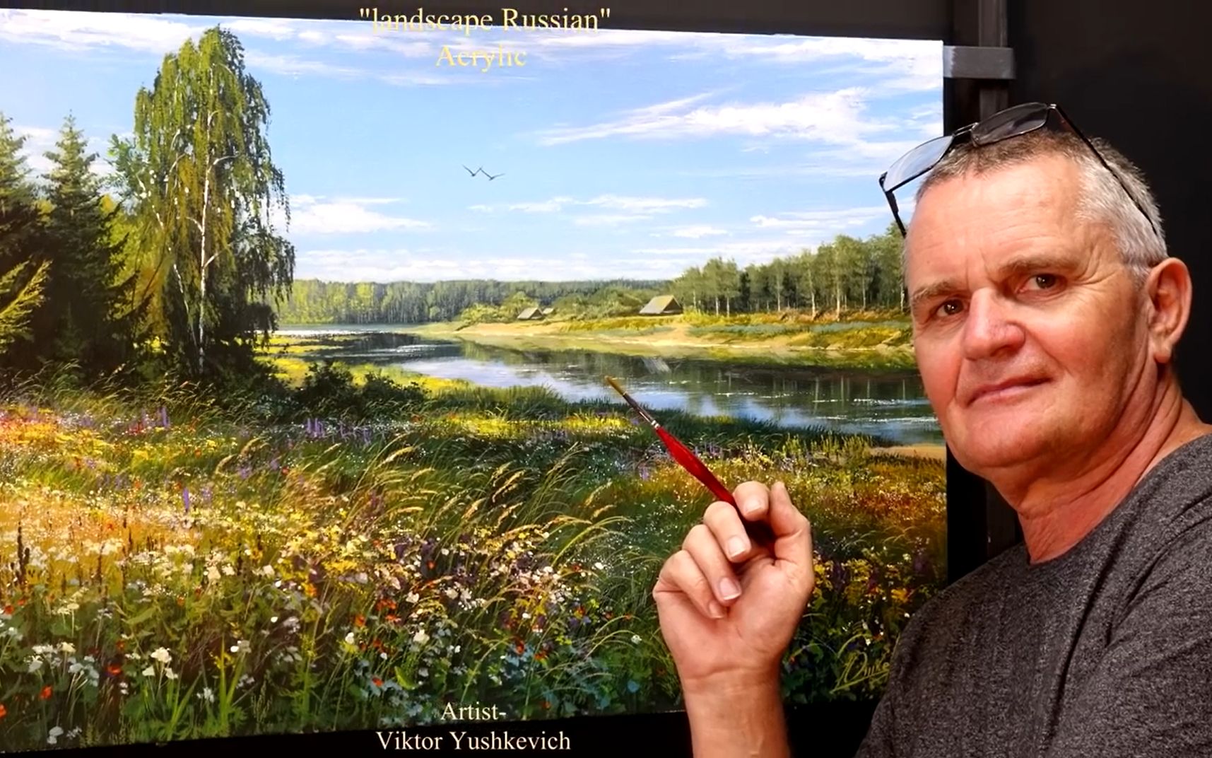 写实主义丙烯风景画 山水风景 /尤什科维奇 - viktor yushkevic