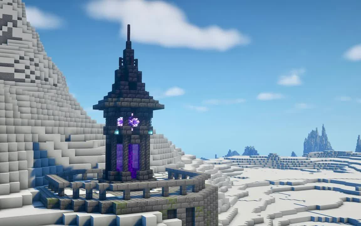 【Minecraft建筑教程】1.18教你建一个炫酷地狱门 By Foxel_哔哩哔哩bilibili_我的世界
