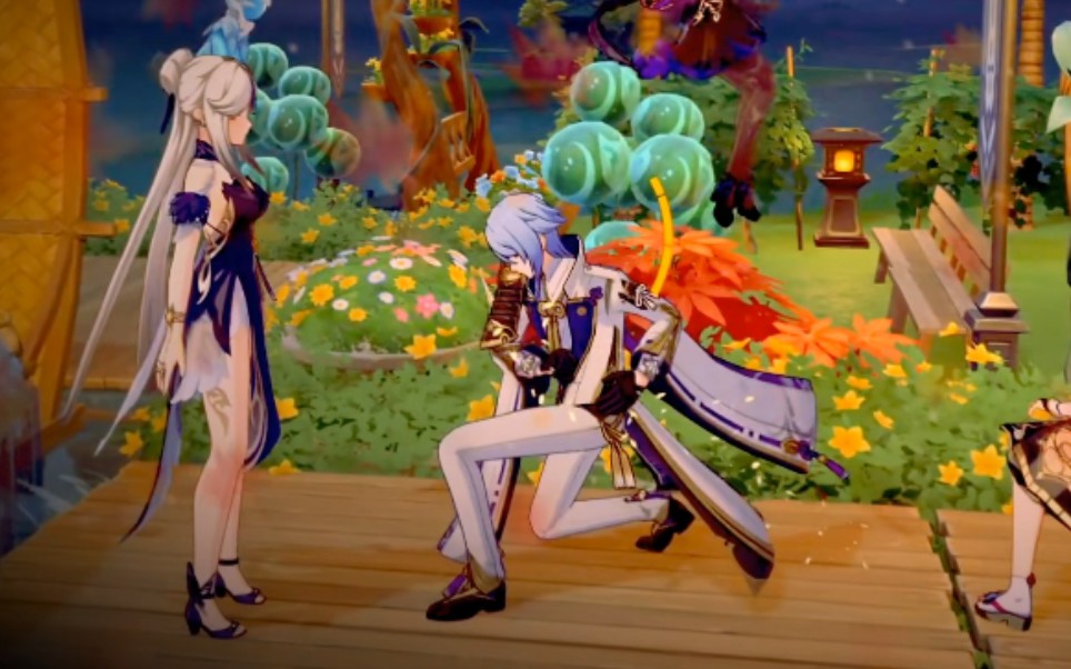 原神神里绫人凝光绝美的婚礼浪漫吗