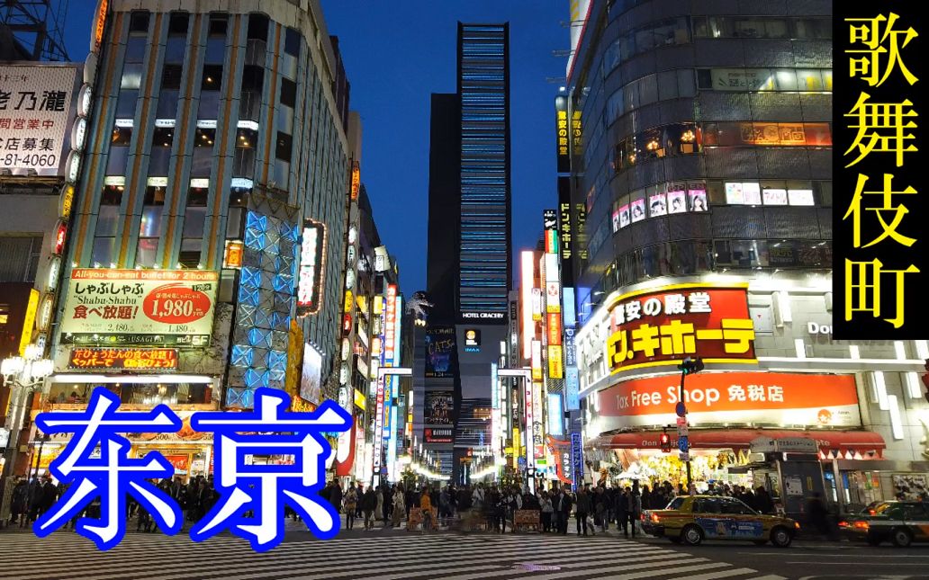 3d环绕 日本东京 新宿 歌舞伎町 圣地巡礼 人中之龍 午夜