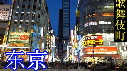 3d环绕 日本东京 新宿 歌舞伎町 圣地巡礼 人中之龍 午夜漫步 新宿区 高音质 Osmo Pocket 哔哩哔哩