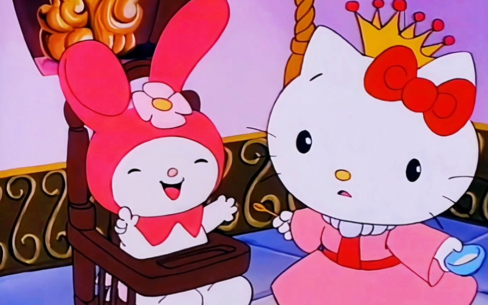 上世纪八十年代 米高梅和东映联合制作hellokitty 凯蒂猫tv童话动画片