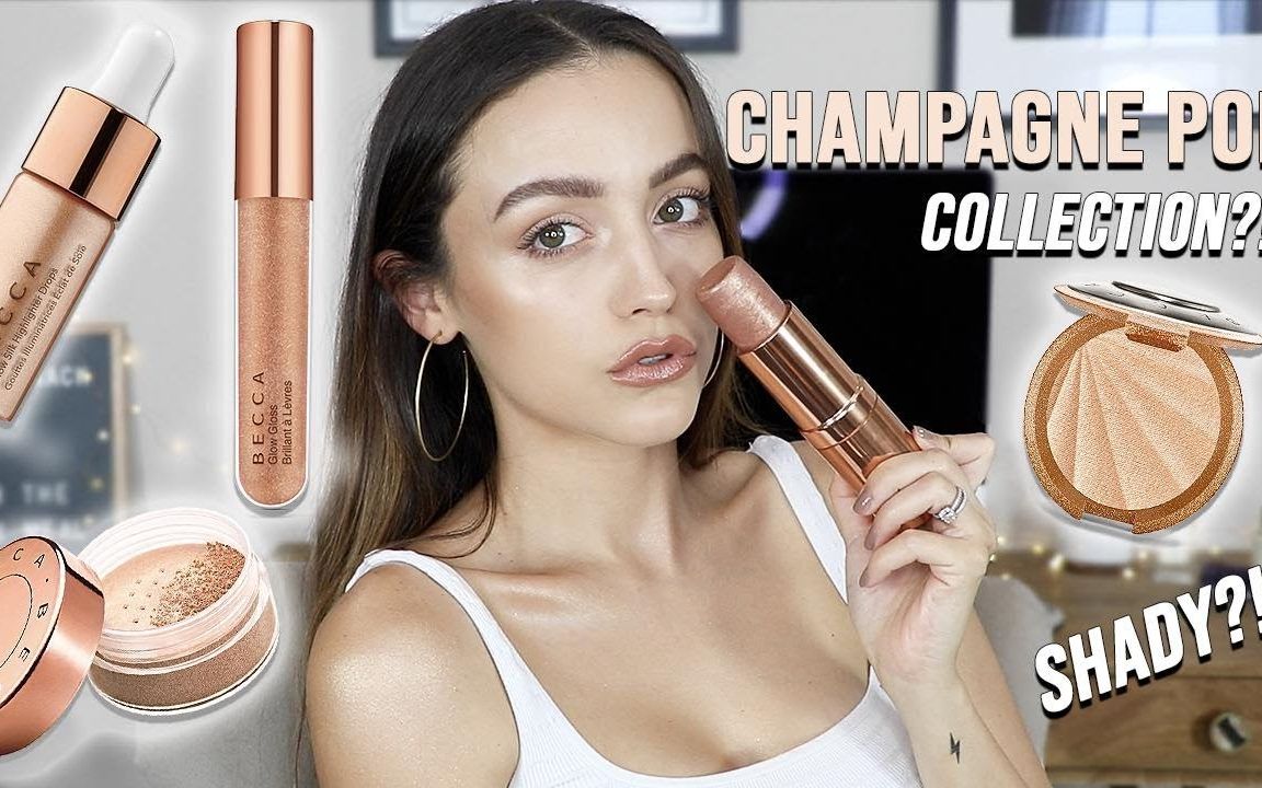 【KathleenLights】BECCA 最新彩妆 CHAMPAGNE POP 系列测评哔哩哔哩bilibili