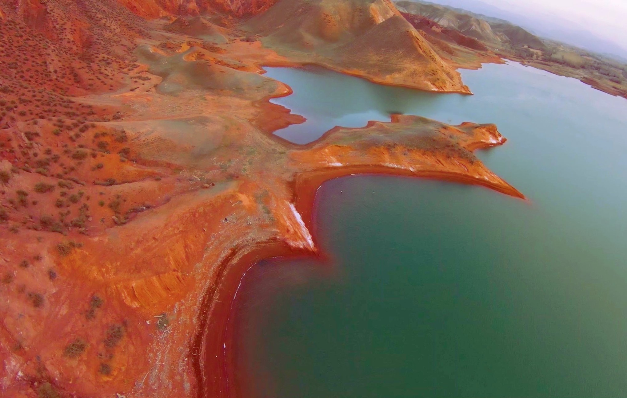 遨游山水之间 ~ 航拍红山水库--DJI_FPV