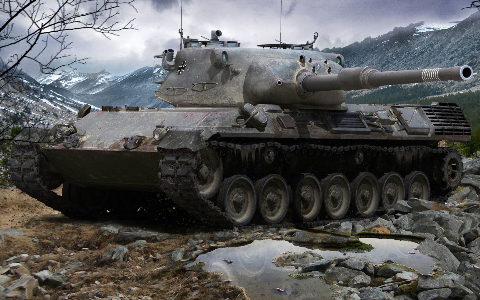 【坦克世界】豹1逆风翻盘局