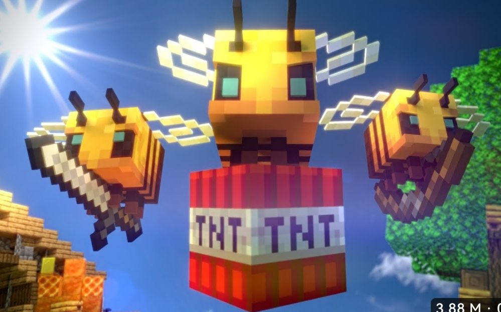 BEES RAP (Minecraft Animation)哔哩哔哩bilibili