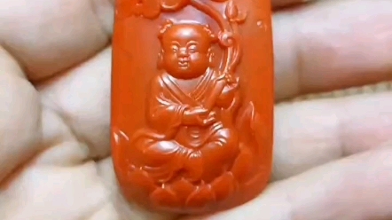 南红荷叶童子,苏工玉雕