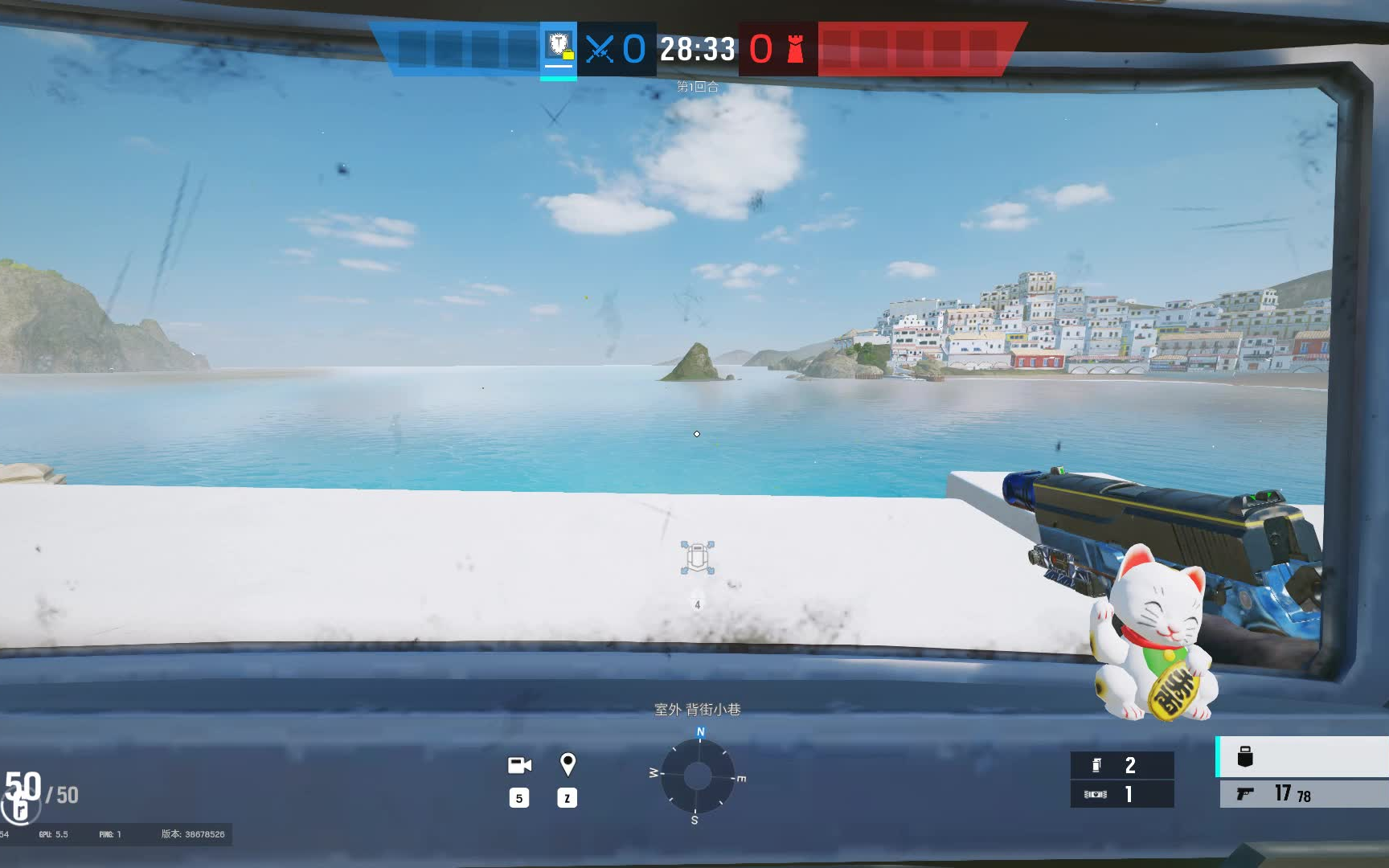 彩虹六号围攻大盾montagne精英皮肤来辣未来科技感拉满游戏内视角展示