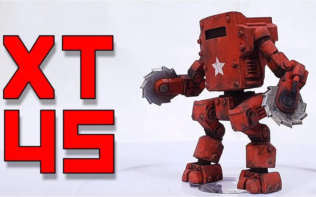 he 上色wwd 苏联xt-45机甲[28mm]