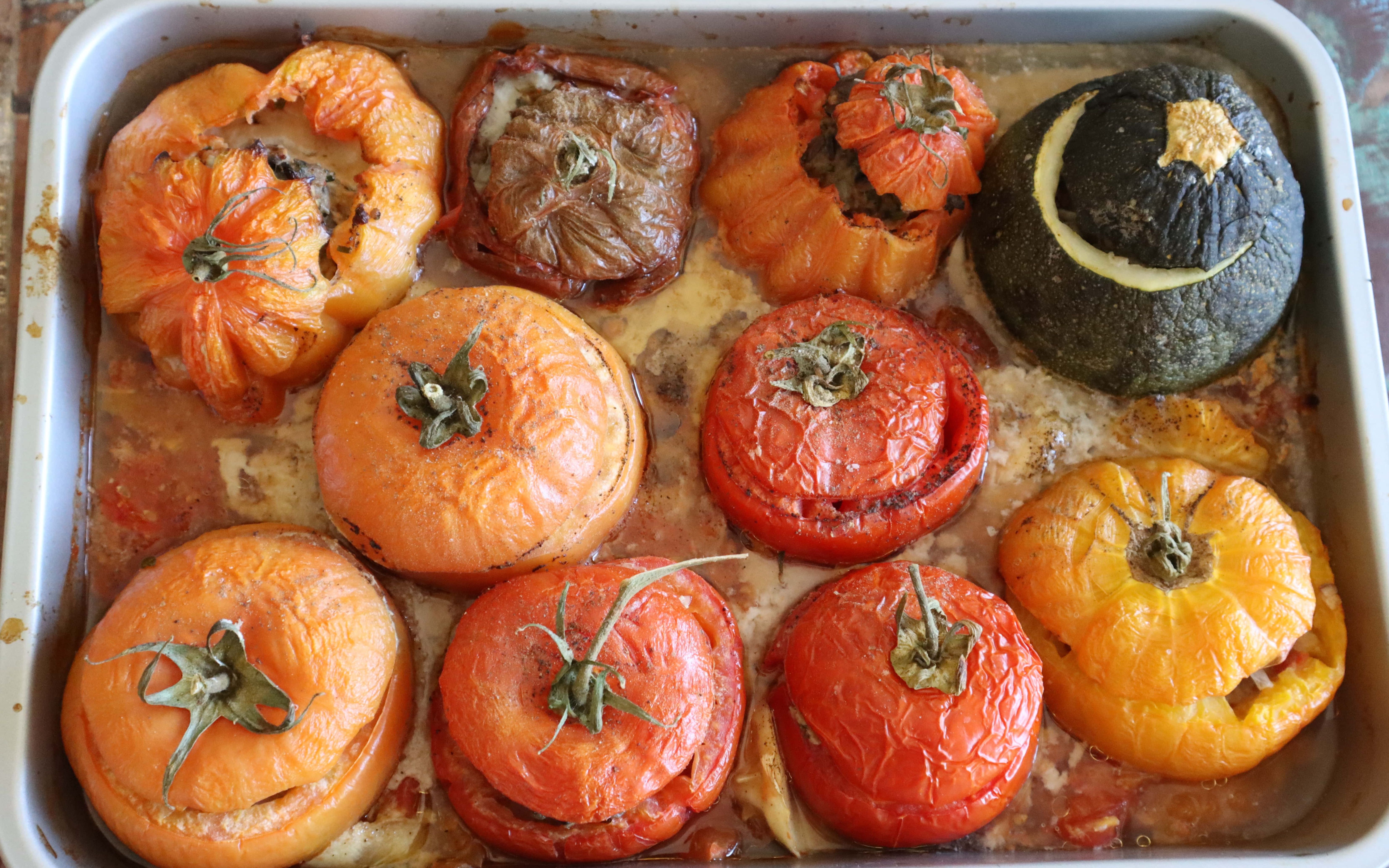 【法国家常菜】西红柿牛肉盅 tomates farcies