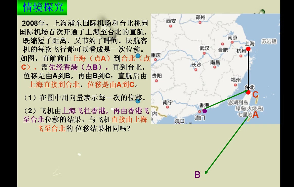 [图]数学课 平面向量的加法