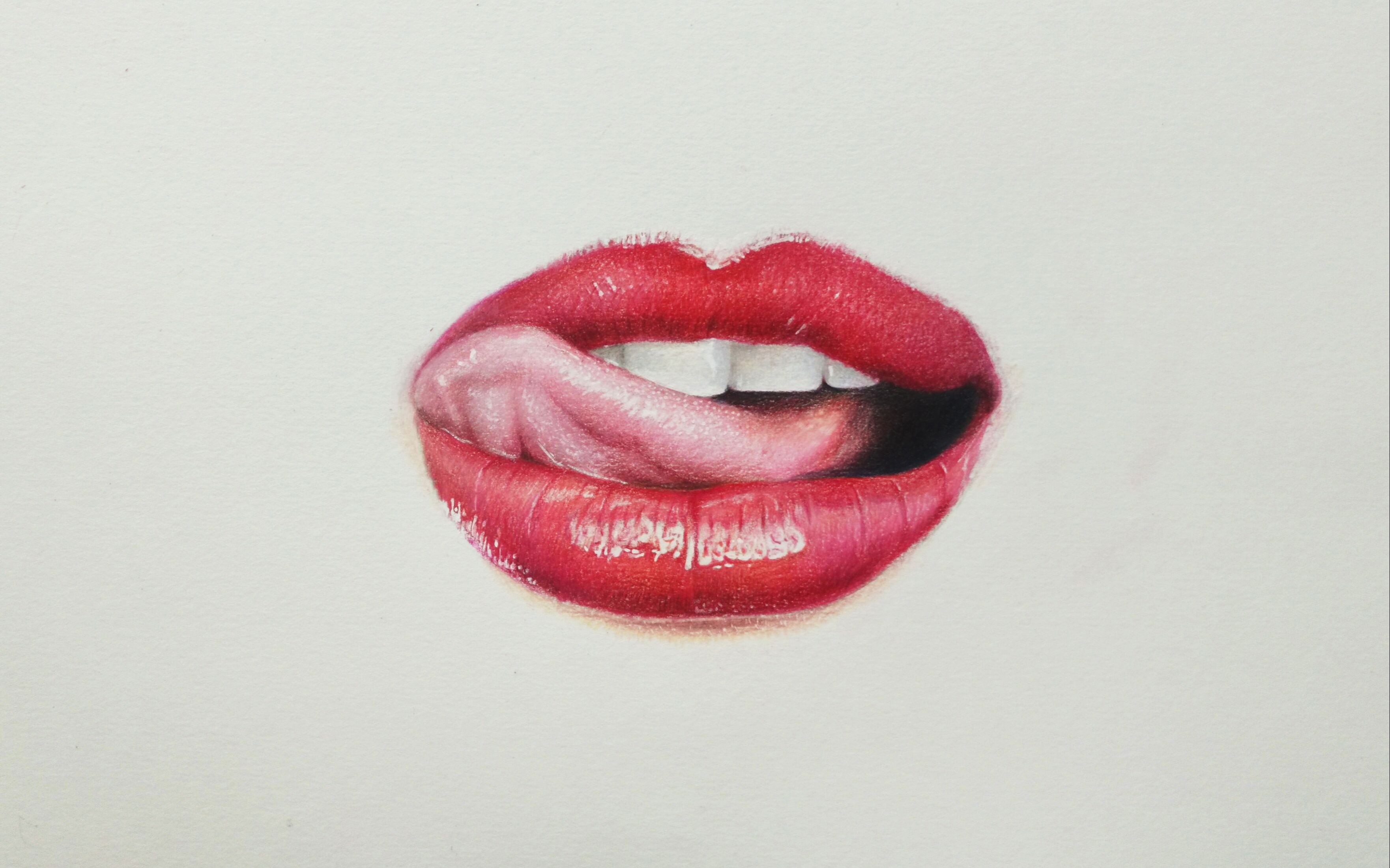 【写实彩铅嘴唇】画了这么多年彩铅,三福霹雳马是真的浪费,彩铅又软