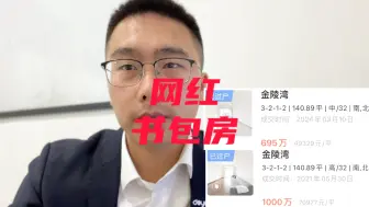 Download Video: 网红书包怎么了 短短三年#金陵湾 #树人中学 #南师附中 #南京房价 #二手房