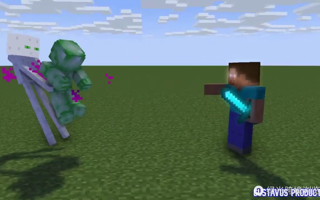 [图]Herobrine vs Green steve vs White enderman vs Entity303