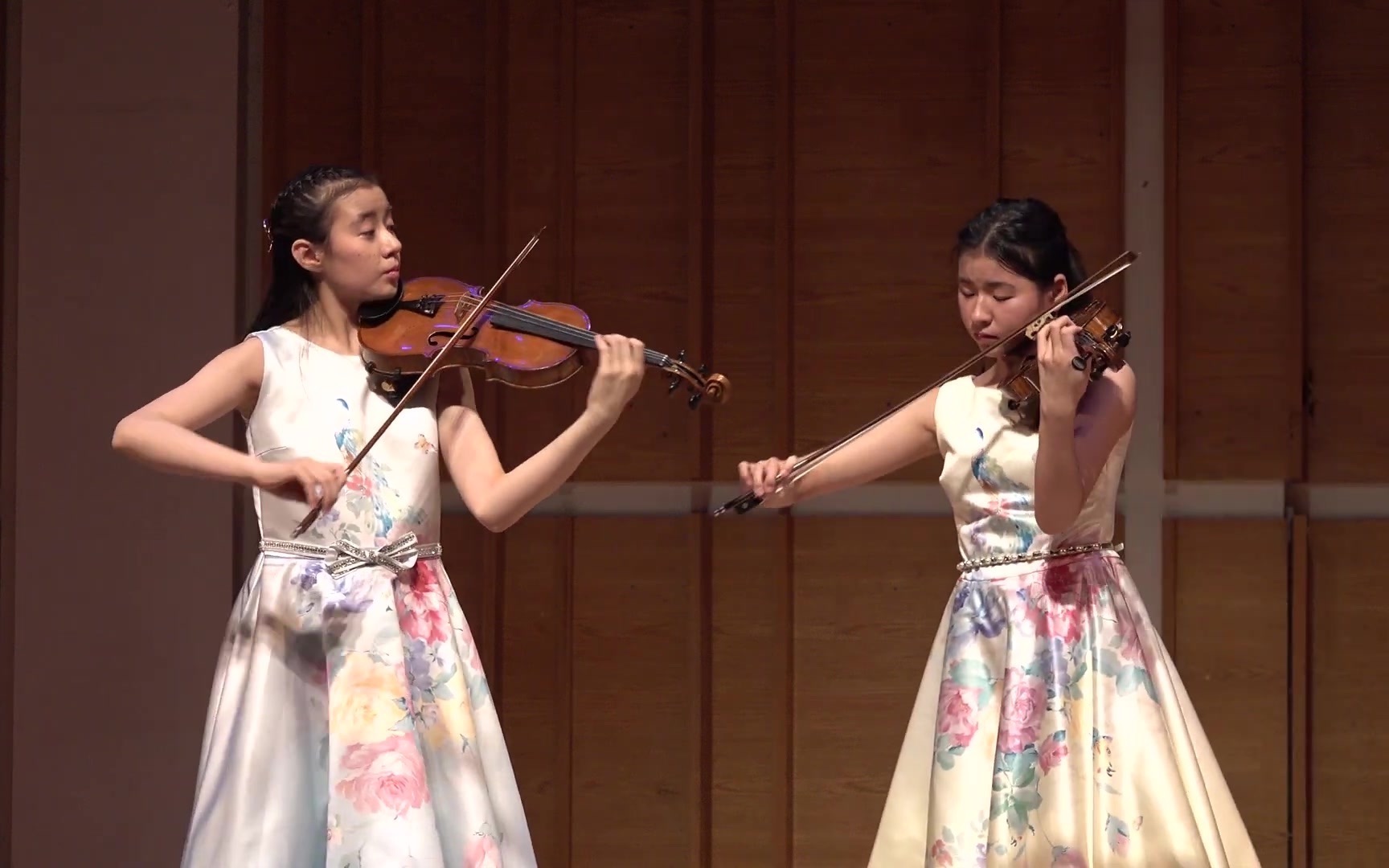 [图]亨德尔-帕萨卡利亚 & 小提琴 ～ Hina and Fiona Khuong-Huu Violin - Passacaglia by G.F.Handel