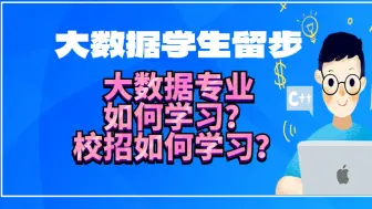 Video herunterladen: 强烈推荐：大数据专业四年如何学习必看？大数据学生四年如何规划？大数据校招如何准备？