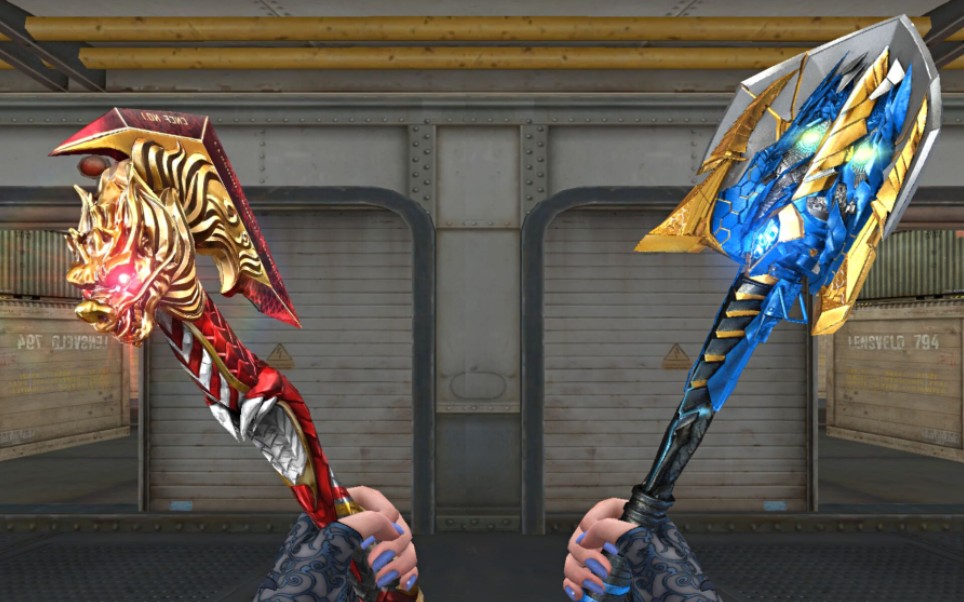 荣耀世冠-龙啸&擎天-冠军之击皮肤试玩_哔哩哔哩bilibili_穿越火线