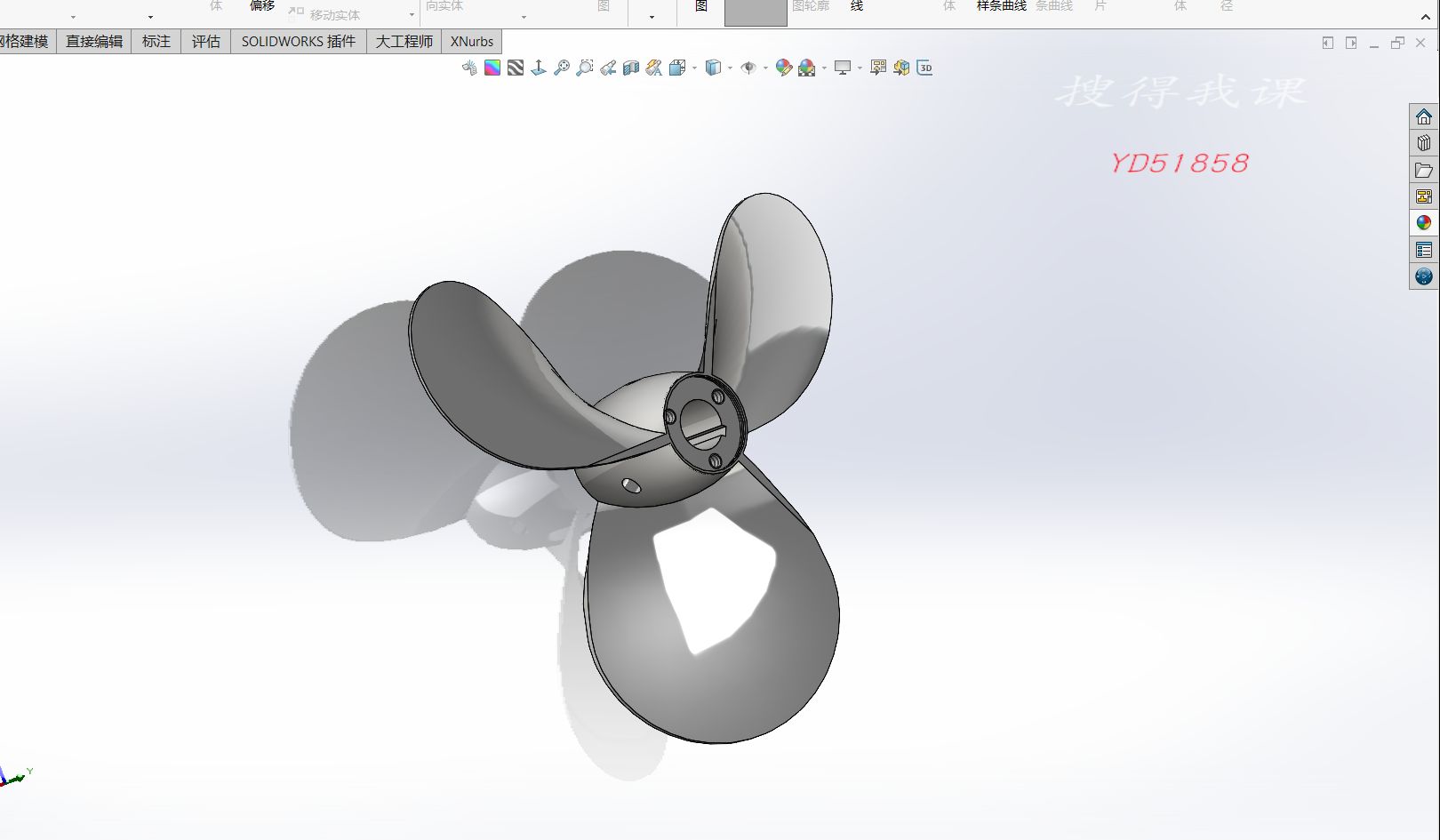 solidworks建模 風扇建模教學視頻