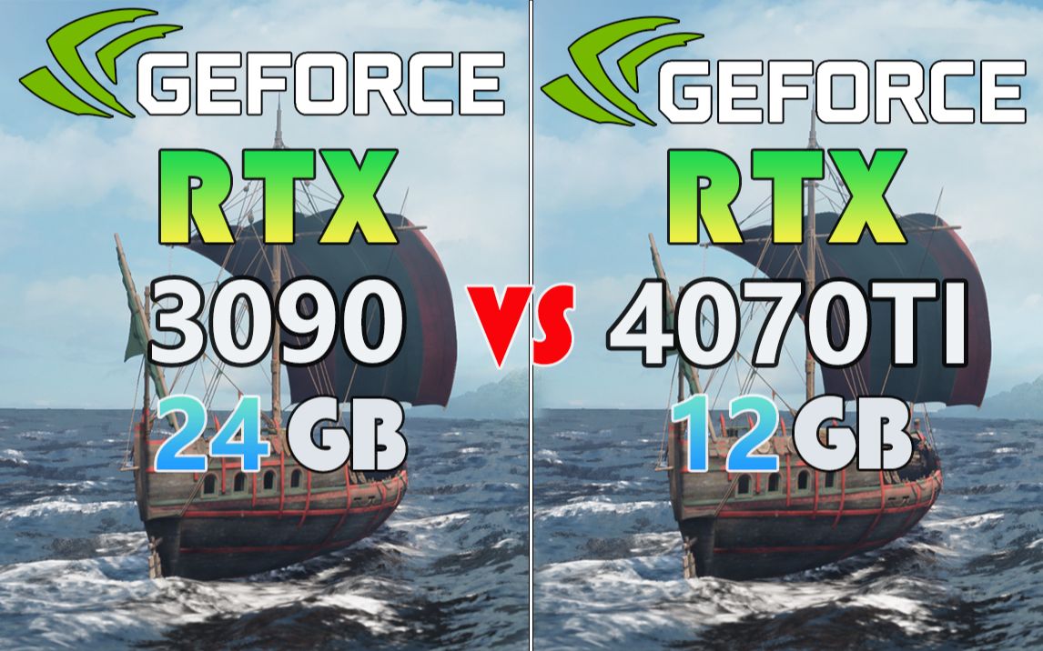 [图]显卡测试 RTX 3090 vs RTX 4070 Ti游戏性能对比 差距有多大？