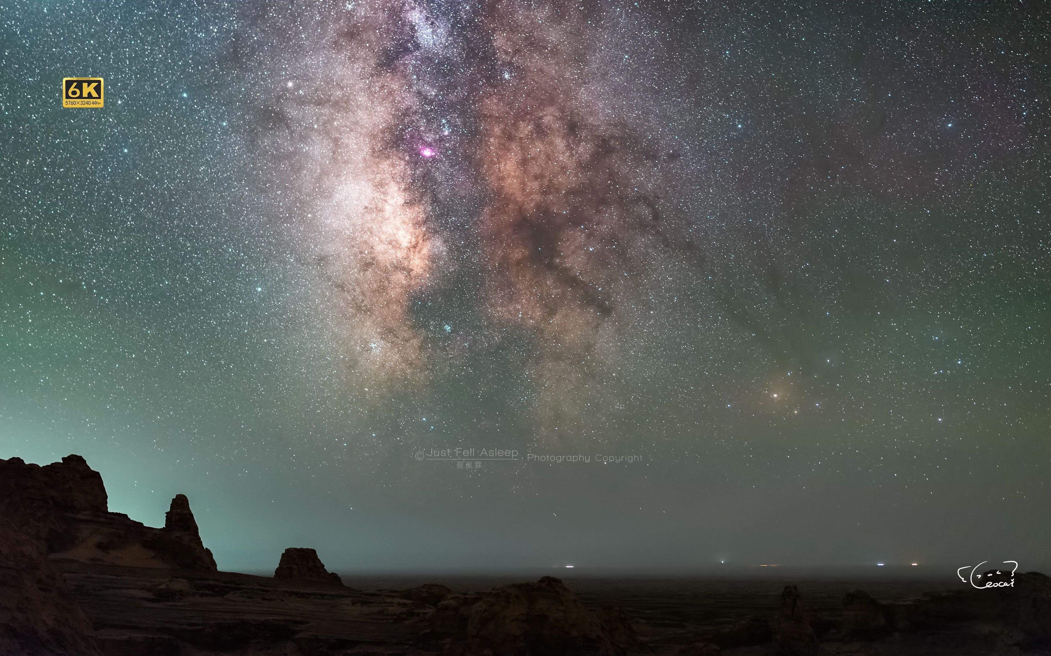 4k60fps青海俄博梁星空小合集